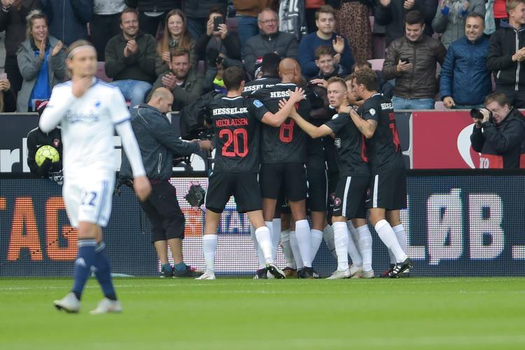 Superliga-kampen mellem FC Midtjylland og FC København på MCH Arena. Henning Bagger/Ritzau Scanpix