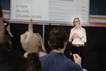 Pressemøde om nedskæringer i DR med generaldirektør Maria Rørbye Rønn.
   Emma Sejersen/POLFOTO