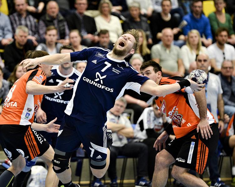 DR vil ikke længere sende fra håndboldens Champions League. Norde Ernst Van/POLFOTO