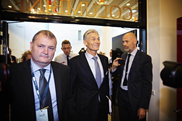 Danske Banks topchef, Thomas Borgen, meddelte onsdag, at han trækker sig.
   Martin Lehmann/POLFOTO