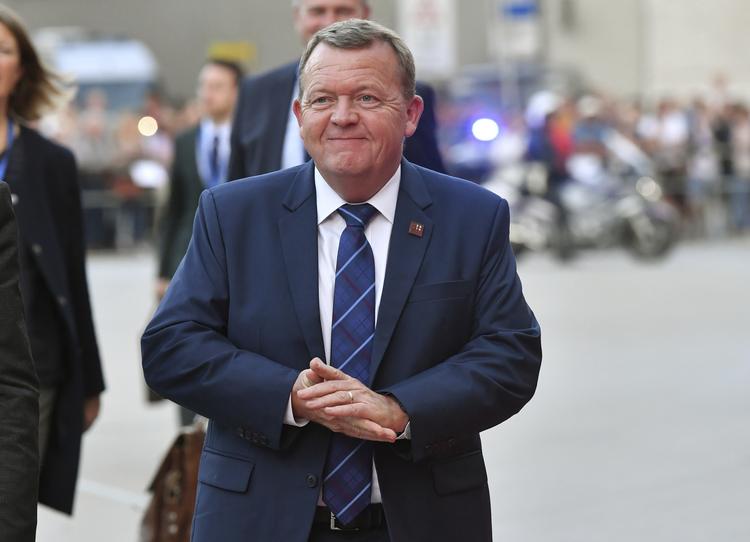  Lars Løkke Rasmussen ved ankomsten til  EU-topmøde i Salzburg. Kerstin Joensson/AP