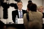 Thomas Borgen annoncerede i går, at han trækker sig som topdirektør i Danske Bank som følge af hvidvaskskandalen. 
   Martin Lehmann/POLFOTO