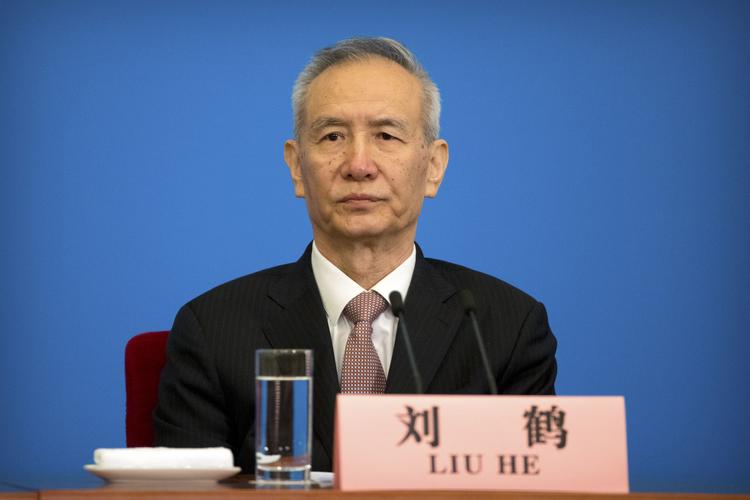 Den kinesiske vicepremiereminister, Liu He, har angiveligt aflyst et besøg i USA i næste uge. Mark Schiefelbein/AP