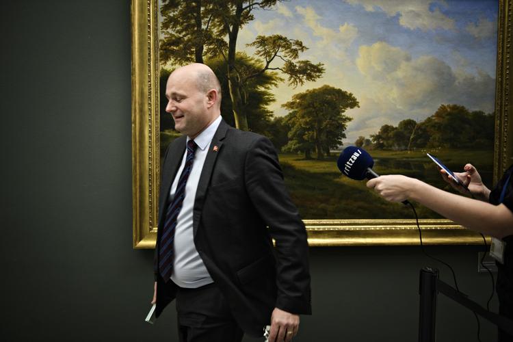 K-formand Søren Pape Poulsen brugte en del af sin tale på weekendens landsmøde på at tale om integration. Philip Davali/POLFOTO