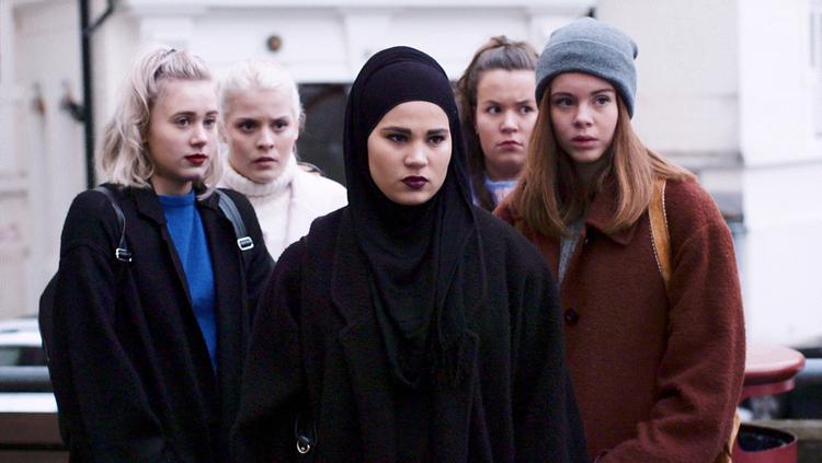 Noora,Vilde, Sana, Chris og Eva vender tilbage til de danske 'Skam'-fans. Nu på bogform. Arkivfoto: NRK
   Nrk/NRK