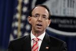 Rygterne svirrer i Washington. Er Rod Rosensteins tid som vicejustitsminister omme? Evan Vucci/AP