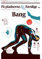 Politikens nyhedsgrafiker fik en sølvmedalje for den visuelle forklaring på, hvad der sker i eliteløberen på vej ud på 100 meterbanen. Grafik: 