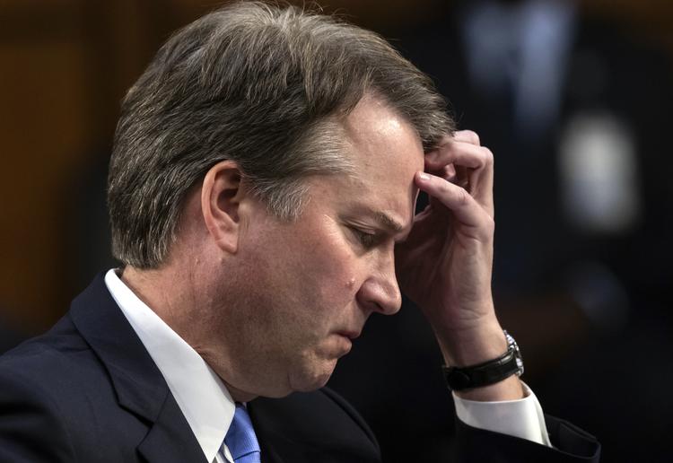 Højesteretskandidat Brett Kavanaugh beskyldes for at have været seksuelt nærgående og fysisk aggressiv over for piger, der var til stede ved fester i Washington-området. J. Scott Applewhite/Ritzau Scanpix