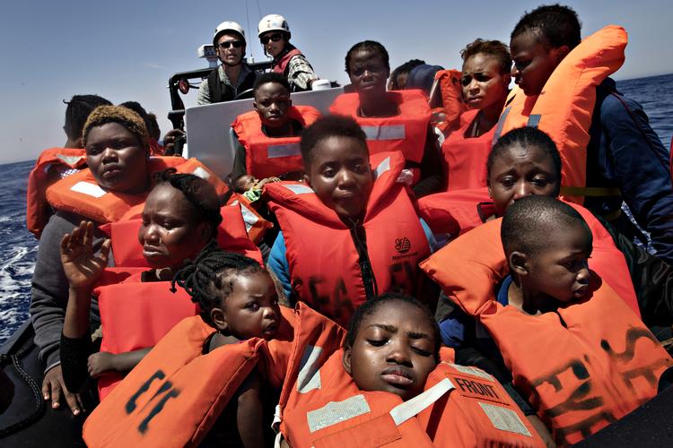 Tre andre migranter blev såret, da den marokkanske kystvagt åbnede ild mod båden. Arkivfoto Jacob Ehrbahn