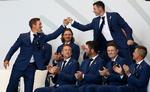 Thorbjørn Olesen og Rory McIlroy lovede torsdag aften hinanden en stærk indsats ved Ryder Cup, hvor de sammen udfordrer USA. Alastair Grant/AP