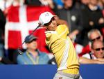Som nummer 45 på verdensranglisten er Thorbjørn Olesen den lavest rangerede af de 24 spillere i dette års Ryder Cup, men danskeren er blandt de otte, Thomas Bjørn har valgt til at åbne holdmatchen i dag. Carl Recine/Ritzau Scanpix
