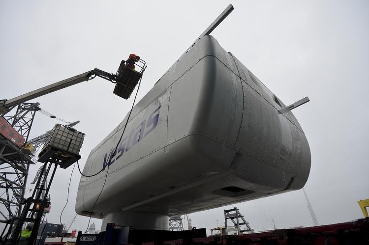 Vestas skal spare. Mange stillinger nedlægges i blandt andet Hammel i Østjylland. Ole Frederiksen/POLFOTO