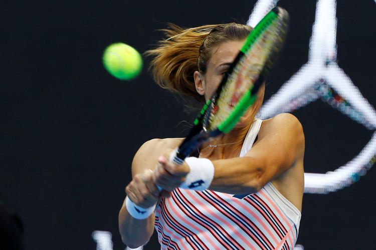 Petra Martic tabte for femte gang af fem mulige til Caroline Wozniacki, men gjorde ved China Open i Beijing mere modstand end tidligere. Thomas Peter/Ritzau Scanpix