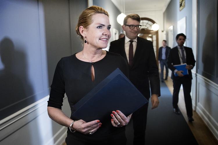 Udlændinge- og integrationsminister Inger Støjberg (V) afviser at svare på, hvilket land de ophørte drøftelser foregik med. Liselotte Sabroe/Ritzau Scanpix