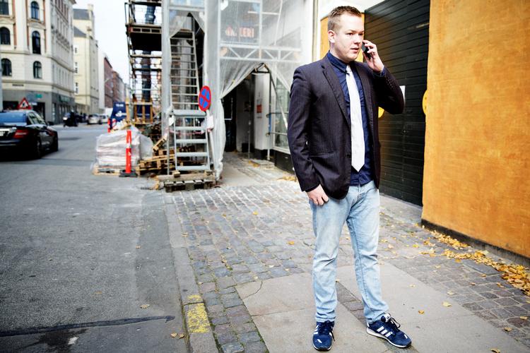 Max Bendtsen fotograferet foran Landsretten før den første retssag, hvor parret fik medhold. Det blev senere omstødt af Højesteret. Lasse Kofod/POLFOTO
