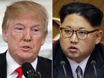 Donald Trump, Kim Jong-un og den sydkoreanske leder Moon Jae-in er alle indstillet til Nobels Fredspris for deres arbejde på at ende konflikten mellem Nord- og Sydkorea.  Evan Vucci Wong Maye-e/AP