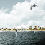 For at Lynetteholmen skal stige op af vandet, skal et område på 2 millioner kvadratmeter fyldes op med jord, jord, jord, som er blevet gravet op i forbindelse med andre byggeprojekter.  Illustration Transport-, Bygnings- og Boligministeriet