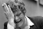 Kim Larsen fotograferet i maj 1982. Som så ofte med en smøg i hånden. Arkivfoto Jytte Bjerregaard