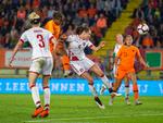 Lineth Beerensteyn  scorede det første mål for Holland. Andre Weening/Ritzau Scanpix