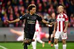 Med sit tredje Superligamål i denne sæson bragte Hany Mukhtar foran 2-0 tidligt i anden halvleg. Bo Amstrup/Ritzau Scanpix
