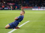 Kylian Mbappe havde god grund til jubel mod Lyon. Michel Euler/AP