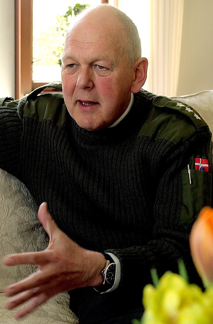 Oberst Jens Christian Lund er død. (arkiv) Johan Mikkelsen/POLFOTO