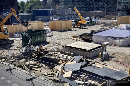 Metroens byggeplads på Rådhuspladsen er et eksempel på byggeriet i byen. Finn Frandsen/POLFOTO