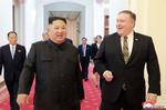 Udenrigsminister Mike Pompeo mødtes med Kim Jong-un i weekenden. Kcna Via Kns/Ritzau Scanpix