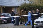 Politiet er i gang med undersøgelser efter et skyderi på en adresse i Birkerød. 
   Jens Dresling/POLFOTO