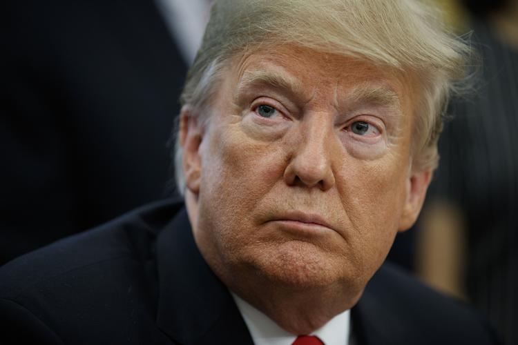 USA's præsident, Donald Trump, svarede torsdag på spørgsmål om eventuelle sanktioner mod Saudi-Arabien. Evan Vucci/AP