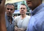 
    FILE - In this July 25, 2018 file photo, Andrew Craig Brunson, an evangelical pastor from Black Mountain, North Carolina, arrives at his house in Izmir, Turkey. An American pastor may soon be released after two years of captivity in Turkey. A person involved in efforts to free Andrew Brunson say the 50-year-old pastor from North Carolina could be freed at his next court appearance on Friday. The person spoke on condition of anonymity because officials had not yet reached a final agreement on the release and it could still fall through. Brunson was among thousands of people arrested following a failed July 2016 coup against the Turkish president. (AP Photo/Emre Tazegul, File)
   Emre Tazegul/AP