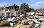 
    Michael ramte onsdag den sydlige delstat Florida. Siden bevægede den sig op i nordøstlig retning gennem delstaterne Georgia, South Carolina og North Carolina. (Douglas R. Clifford/Tampa Bay Times via AP)
   Douglas R. Clifford/AP