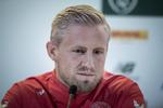 
 »Da vi trådte ind ad dørene, dukkede der gode minder op. Fra omklædningsrummet og banen«, sagde Kasper Schmeichel på det sidste pressemøde før dagens Nations League-kamp mod irerne. Liselotte Sabroe/Ritzau Scanpix