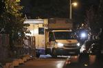 En tyrkisk politivogn på vej ned mod Saudi-Arabiens konsulat i Istanbul.  Petros Giannakouris/AP