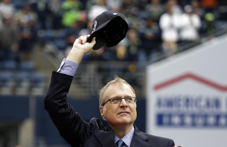 Paul Allen ejede NFL-holdet Seattle Seahawks. Elaine Thompson/AP