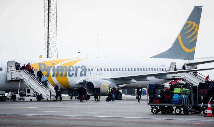 Primera Airs konkurs er gået ud over Bravo Tours' kunder, der kan smide gavekort til ny rejse i skraldespanden. René Schütze/POLFOTO