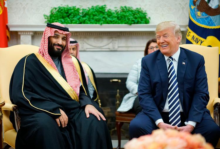 Den saudiske kronprins Salman har et rigtig godt forhold til Donald Trump, der betragter ham som en af sine bedste venner på den internationale scene. Mandel Ngan/Ritzau Scanpix