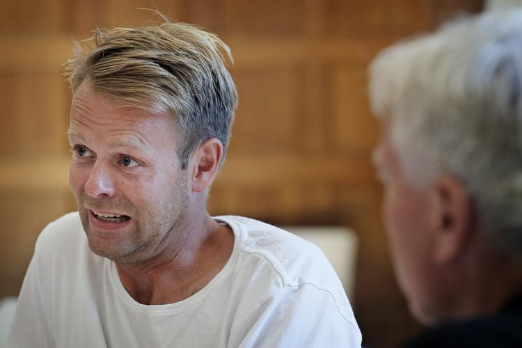  Partileder Uffe Elbæk og kultur- og fritidsborgmester i Københavns Kommune Niko Grünfeld.
  Jens Dresling/POLFOTO
