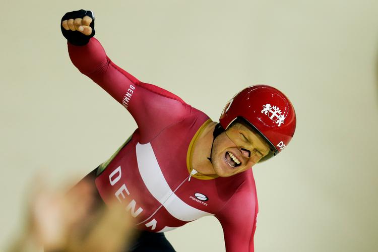 Lasse Norman er tilbage på det danske 4 km forfølgelseshold og var med til at sende Danmark til tops i den indledende tidskørsel ved sæsonens første World Cup. Victor R. Caivano/AP