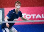I tredje sæt gik Anders Antonsen fra 17-20 til 22-20 i en medrivende afslutning. Claus Fisker/Ritzau Scanpix