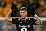 Nicklas Bendtner i kamp mod Lillestrøm. Åserud, Lise/Ritzau Scanpix