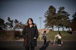 Howaida Rostom, der stammer fra den kurdiske del af Irak, kom til Danmark for 15 år siden. Hun, hendes mand og deres børn, Ibrahim og Özlem, har fået utallige afslag på asyl. For et år siden blev de anbragt på Sjælsmark.  Miriam Dalsgaard/POLFOTO