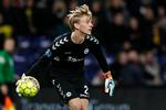 OB's Oliver Christensen fik en flot debut i Superligaen. Jens Dresling/POLFOTO