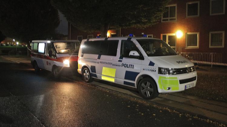 
    En 35-årig mand er fundet dræbt i en lejlighed på Snerlevej i den sydlige del af Kolding. En 14-årig dreng er tilbageholdt i sagen. Alarm112midtjylland.dk/Ritzau Scanpix