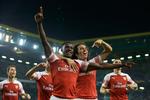 Med en scoring 12 minutter før tid blev Danny Welbeck matchvinder for Arsenal, hvilket Matteo Guendouzi var den første til at pointere. Armando Franca/AP