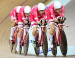 4 km holdet anført af Lasse Norman er på vej mod ny medalje ved sæsonens anden World Cup i Canada. Foto: Swpix. 