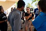 Emma Gonzalez (i midten) er en af de unge, der startede ungdomsorganisationen March For Our Lives efter en elev udførte et masseskyderi på deres gymnasium. Her er hun på et universitet i Florida for at opfordre andre unge til at stemme ved midtvejsvalget. Sandra Brovall