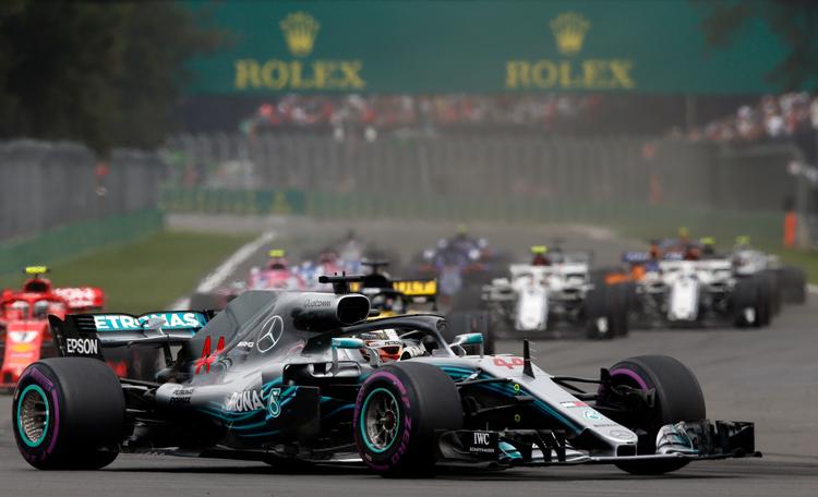 Lewis Hamilton fik verdens bedste fjerdeplads. Marco Ugarte/AP