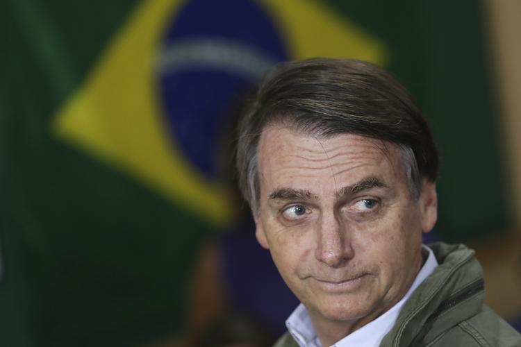 Jair Bolsonaro er Brasiliens nye præsident fra 1. januar 2019.  Ricardo Moraes/AP