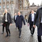  Socialdemokraternas partileddr Stefan Löfven (S) måtte i går også opgive at danne en ny svensk regering. (Foto: 10030 Jonas Ekströmer/TT/Ritzau Scanpix)
   10030 Jonas Ekströmer/tt/Ritzau Scanpix